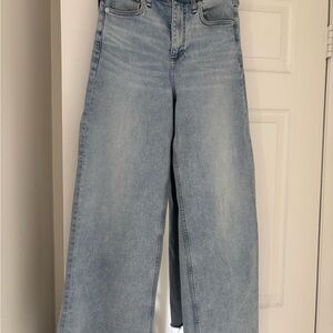 Rag & Bone Blue stretchy Wide Leg Jeans